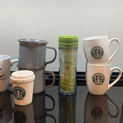 Assorted Beverage Mugs for Coffee/Tea + Bonus