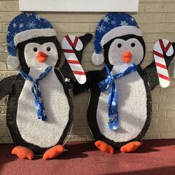 Indoor Outdoor Penguin Snowman Christmas Decoration 