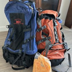 Hi Tec Odyssey 50 & REI Traverse Evening Star 75