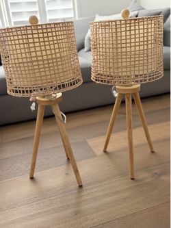 (2) Bohemian Lamps