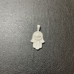 925 Sterling silver Hamsa hand 🪬pendant.