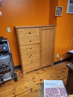 Wood cabinet