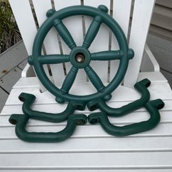 Swing N Slide Safety Handles And Pirate Steering Wheel