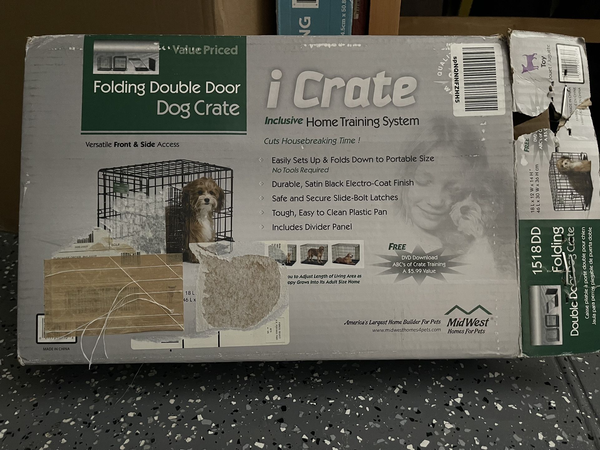 X Small dog crate