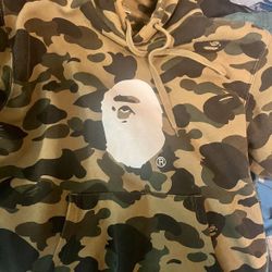 Camouflage Champion Bape Hoodie 