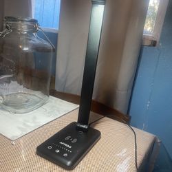 AFROG Multifunctional LED Desk Lamp with Wireless Charger, USB Charging Port