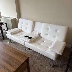 Collapsable Sofa/futon (white)