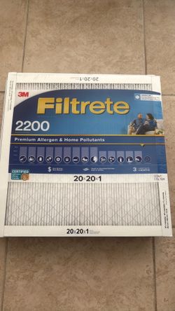 4-Pack New 3M Filtrete 2200 Air Filters 20x20x1 (MERV 13)