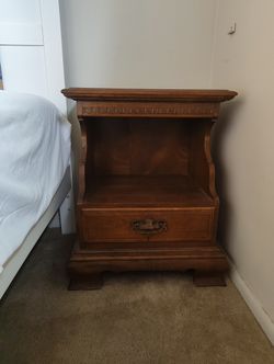 Wooden Nightstand