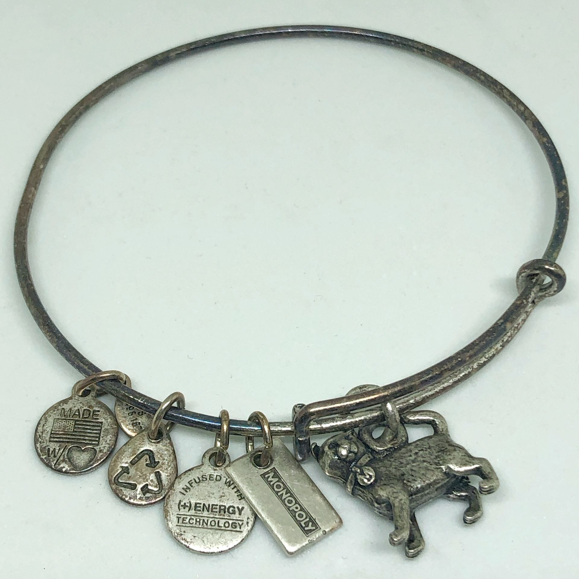Alex and Ani Monopoly Cat Bracelet