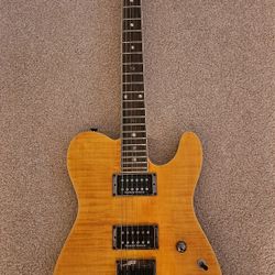 Fender Special Edition Custom Telecaster FMT HH Electric Guitar - Amber