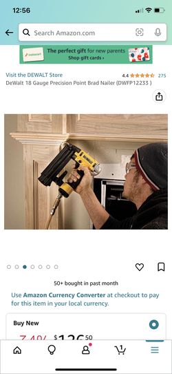 Dewalt 18 gauge brad nailer dwfp12233 clearance