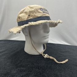Edgewater Laughlin NV Bucket Hat With Fringe Around Brim 