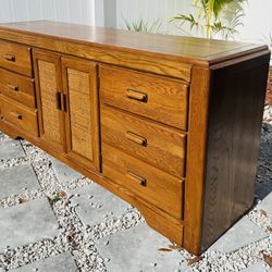 Vintage MCM Dresser With 9 Drawers