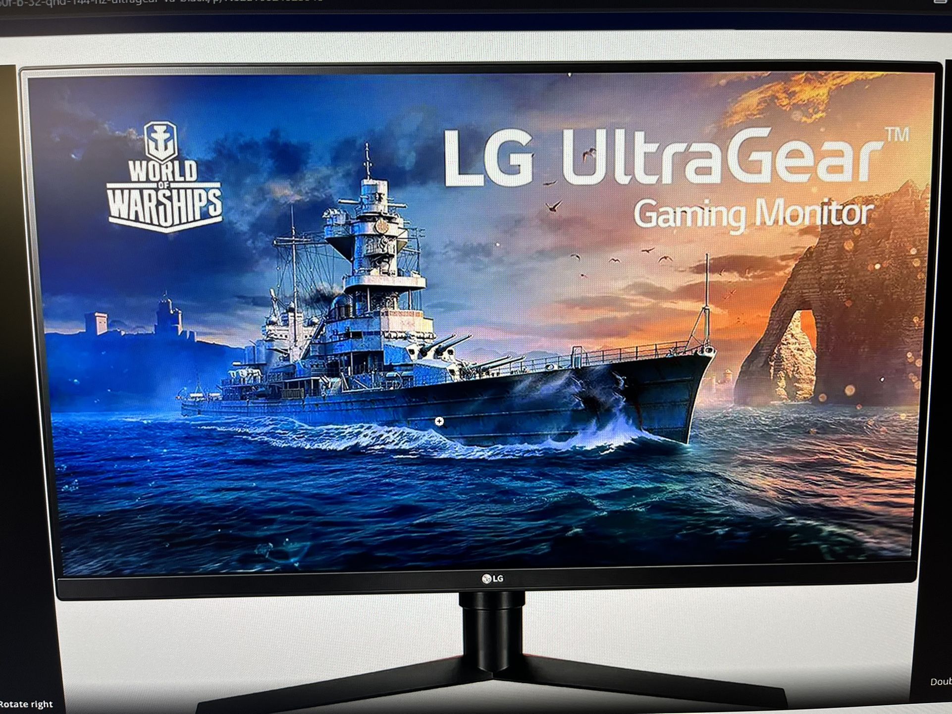 32” LG Ultra gear 1440p Gaming Monitor 144hz