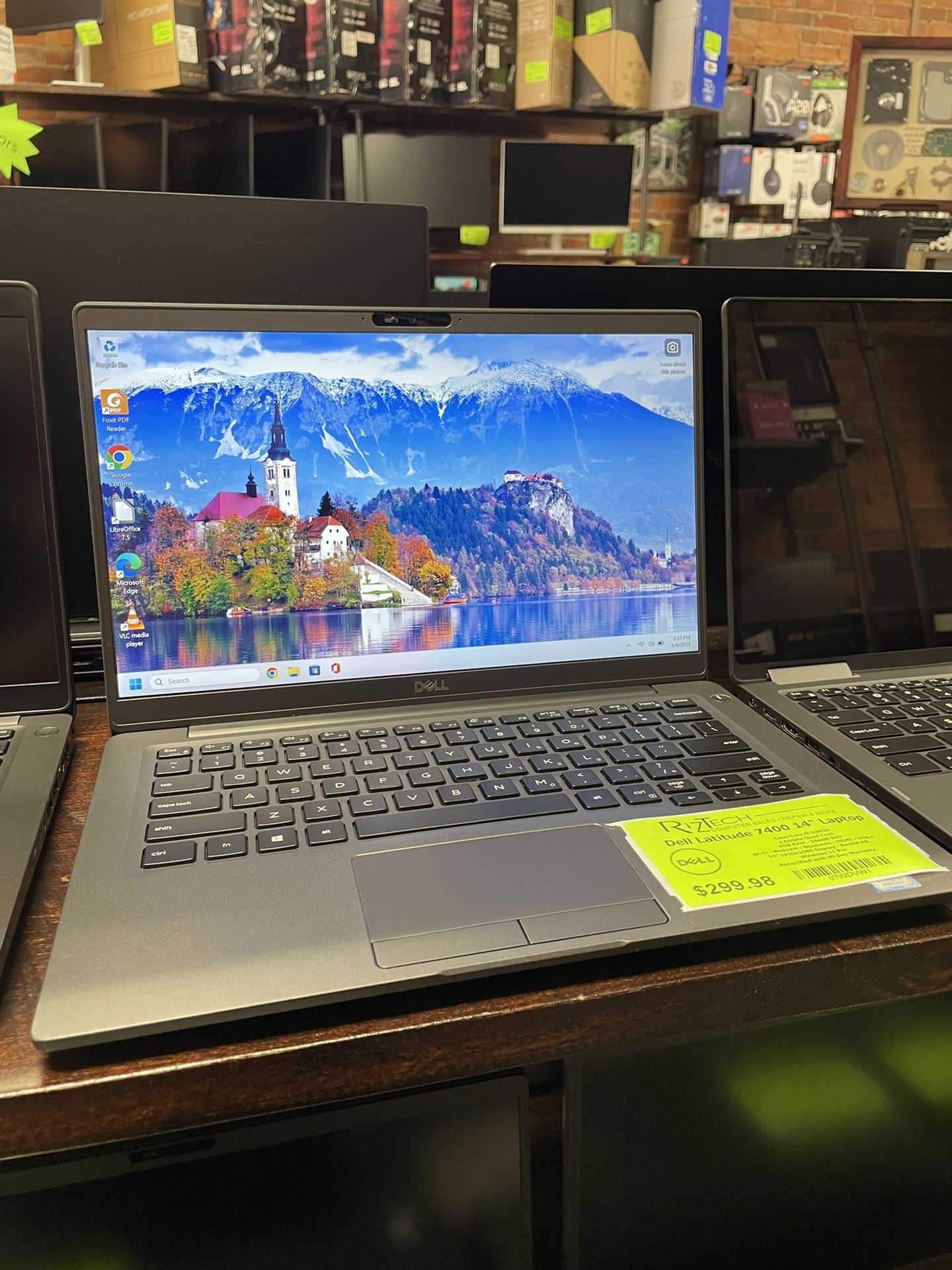 Dell Latitude 7400 i5 Quad Core 8GB RAM 256GB SSD W11Pro NICE Backlit Keyboard