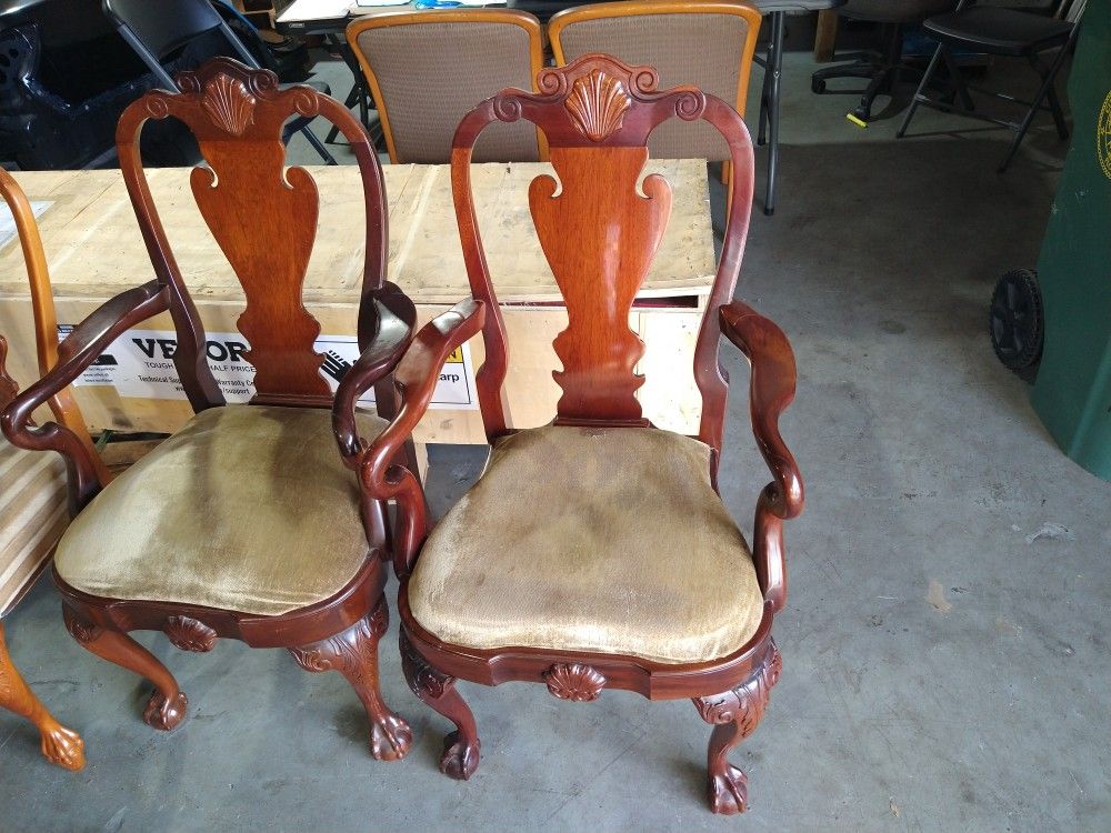6 Antique Dining Chairs