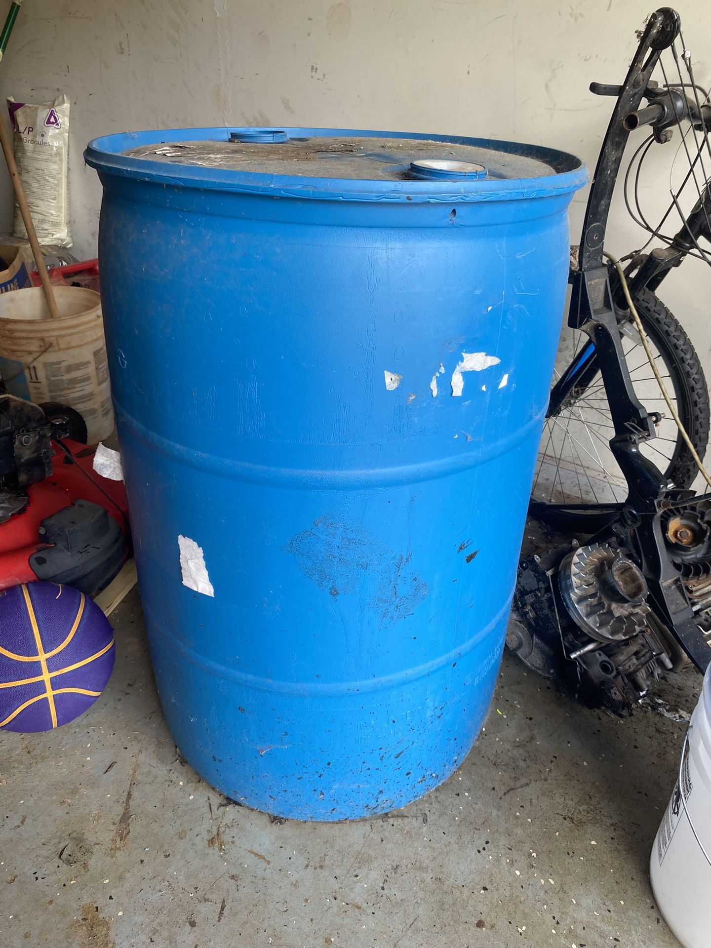 55 Gallon Plastic Drum