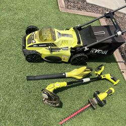 Ryobi Mower And Lawn Tools