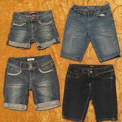 Girls Jean Shorts Size 8 Bundle $15