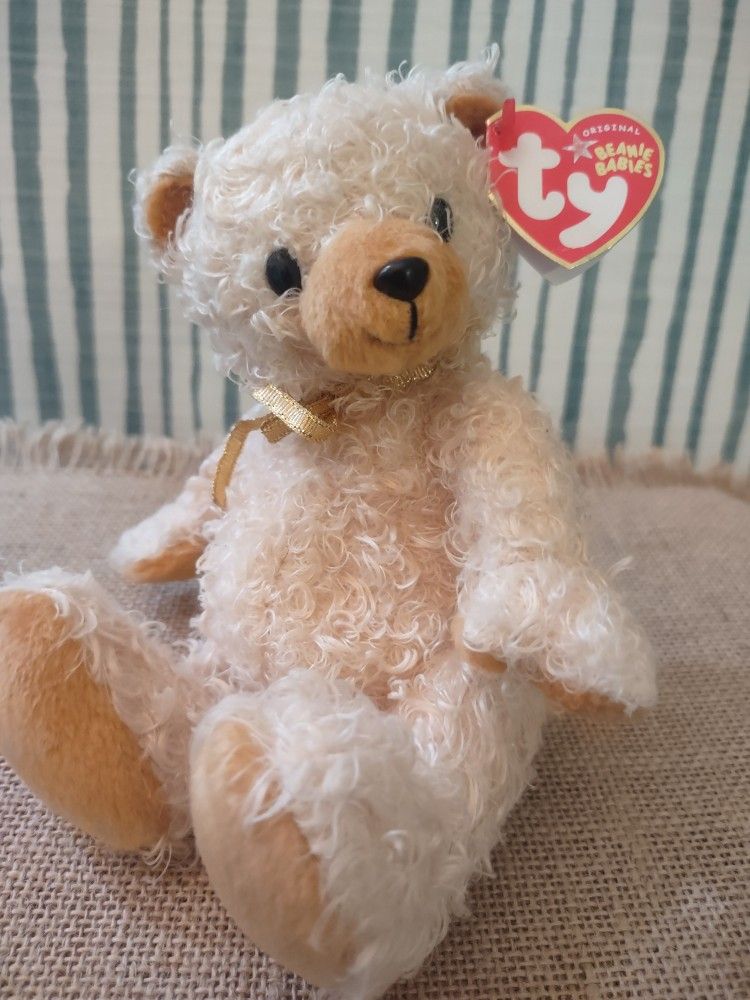 Ty Beanie Baby Curls The Bear 2004 MWMT
