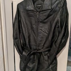 Like New Women's Leather Coat REDUCED