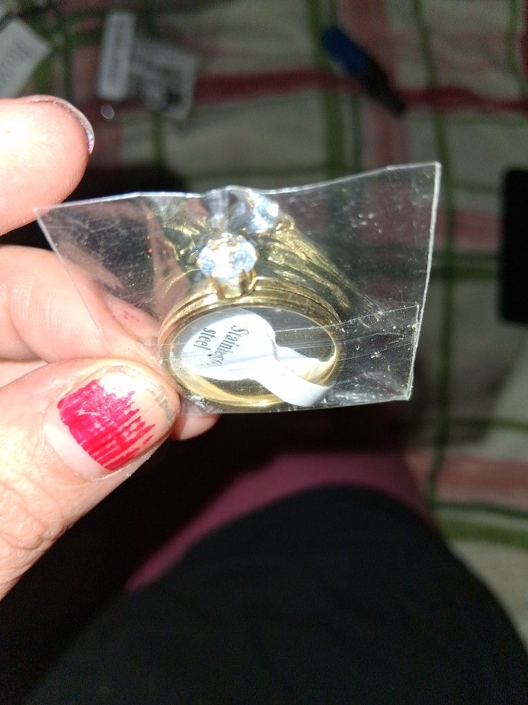 Stainless Steel Promise/engagement Rings