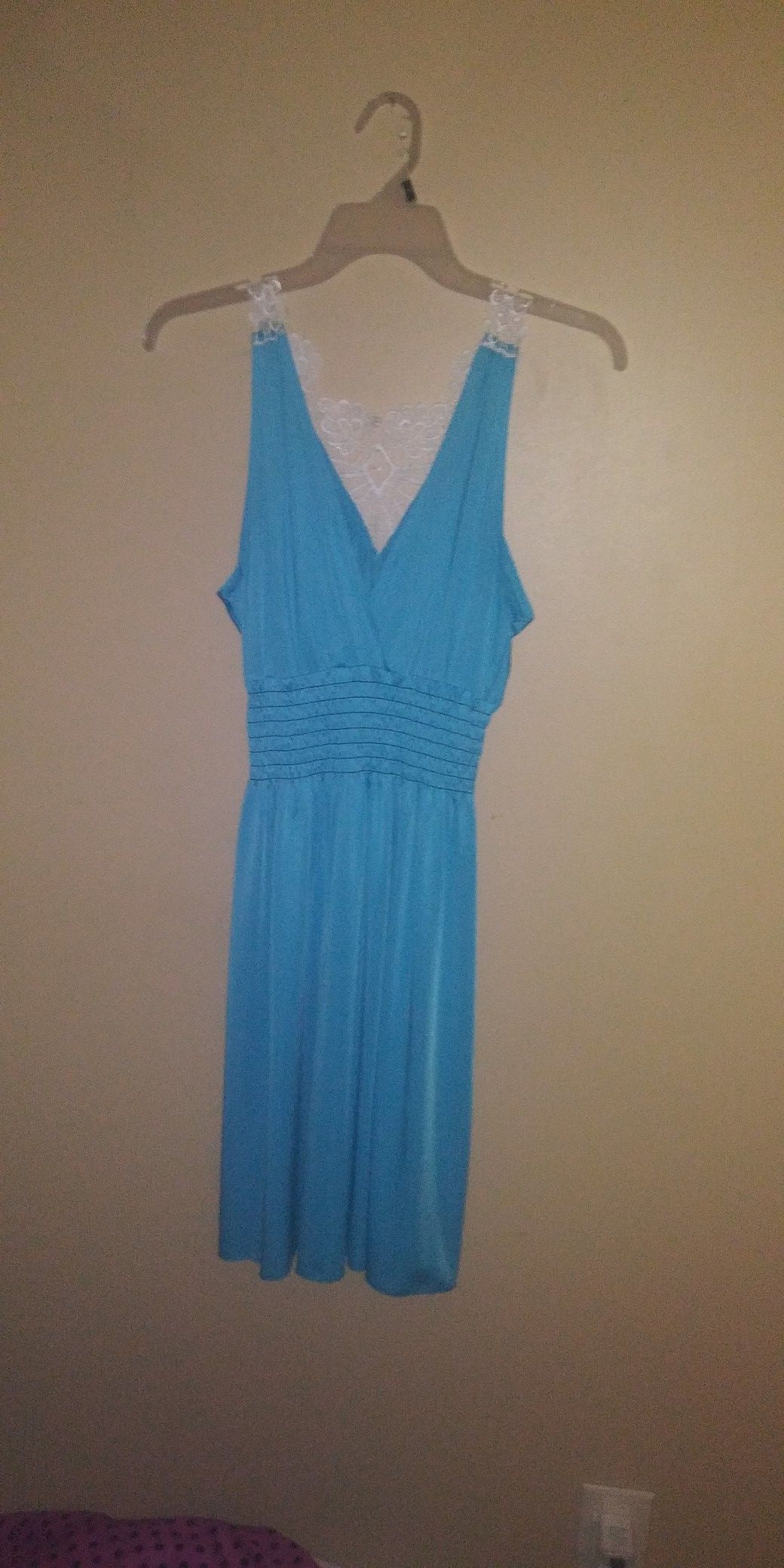 Blue dress