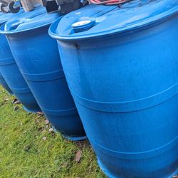 Food Grade 55 Gallon Drums Blue Barrels