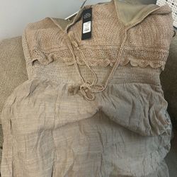 Fashion Nova Taupe Jumpsuit 3X