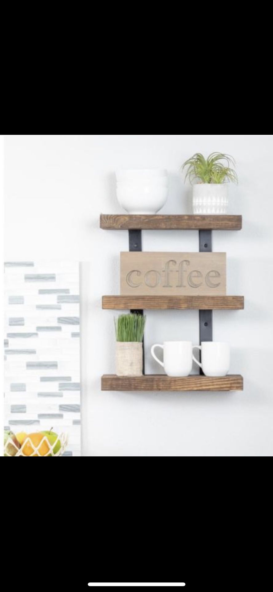 Three-Tier Decorative Wall Shelves