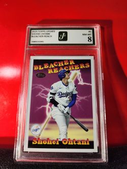 2025 Topps Update Shohei Ohtani Bleacher Reachers EJE 8 NM-MT
