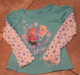 Little girls Frozen shirt size 3T