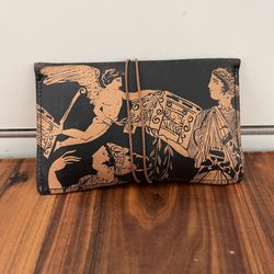 Authentic Greek Leather Wallet $25