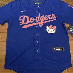 Youth Blue Los Angeles Dodgers Shohei Ohtani Hello Kitty Jersey