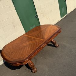 Oak Wood Dining Table 