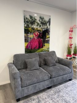 Gray sofa