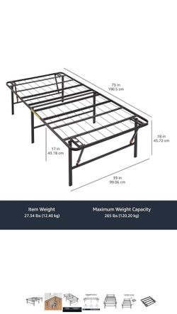 Foldable Twin Bed Frame $60