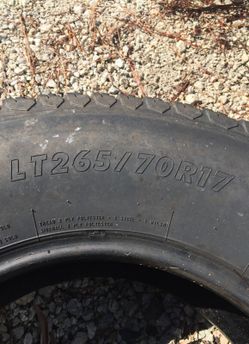 Firestone transforce AT LT265/70/r17