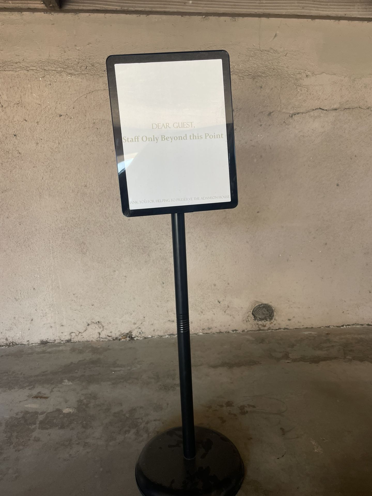 Adjustable Sign Holder Floor Stand (3)