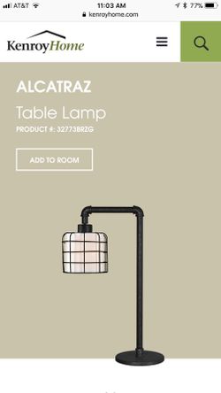Kenroy Home Alcatraz Table Lamp
