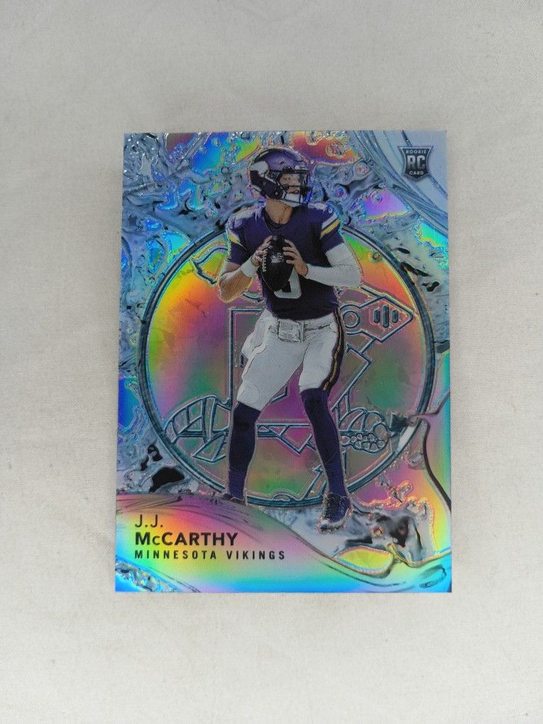 2024 JJ McCarthy Panini The National VIP Silver Splash Rookie 02/44 (Last 2 Sales In Photos)