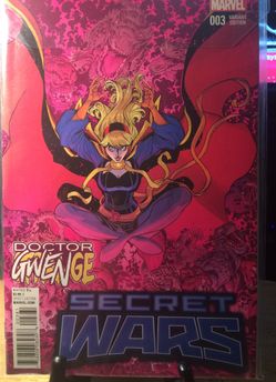 Secret wars #3 Dr. Gwenge variant cover comic book