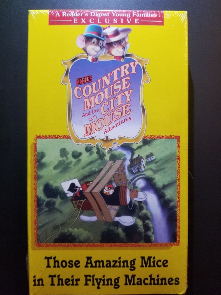 The Country Mouse and the City Mouse Adventures (Those Amazing Mice in their Flying Machine (VHS) 24 minutes