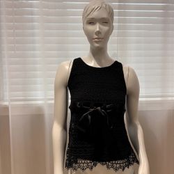 Valentino  Black Crochet Knit  Top 🖤