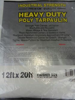 12x20 heavy duty tarp