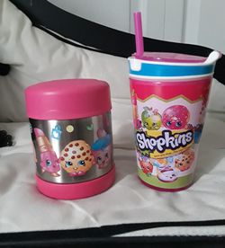 Shopkins Food Thermos And Snackeez