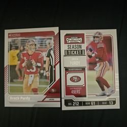 Rookie And Bonus Card Brock Purdy