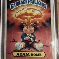Adam Bomb 1985 Garbage Pail Kids Series 1 W Checklist