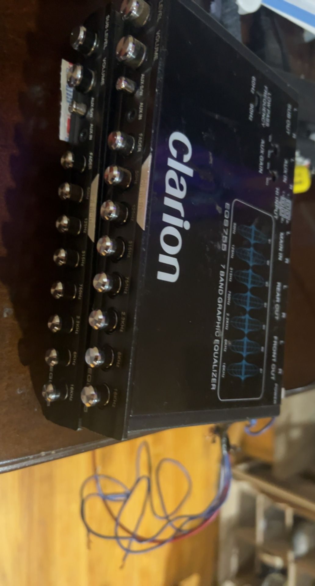 (2) CLARION 7 BAND EQUALIZERS $120 FOR BOTH